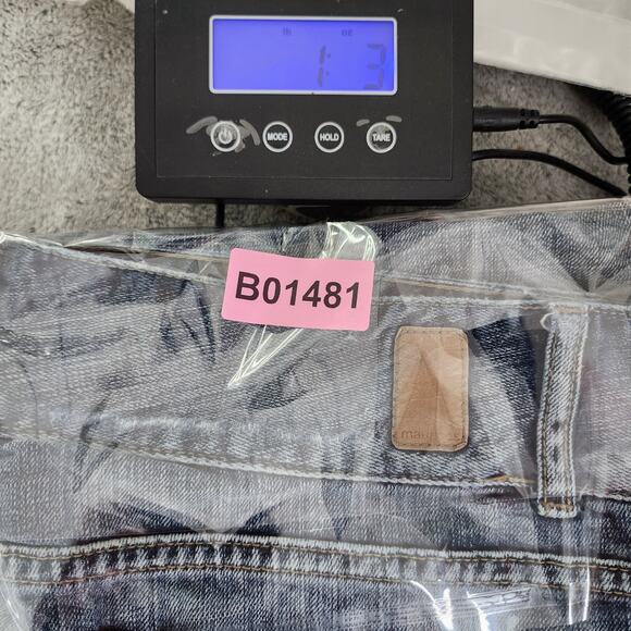 Vintage Maurices Jeans Womens 14 Blue Distressed Low Rise Capri Faded Casual - Picture 14 of 14